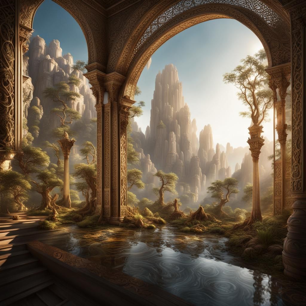 Pandora: Photorealistic CGI Render of an Epic World