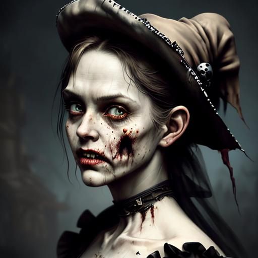 Zombie Pirates Landing: Gothic Horror 3D Rendering