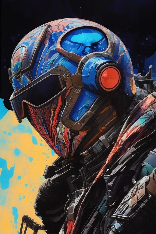 Badass Cobra Portrait in Borderlands Style