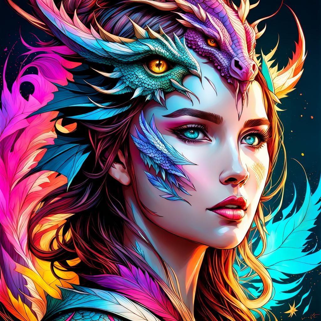"Goddess of Dragons"  by "Nita"