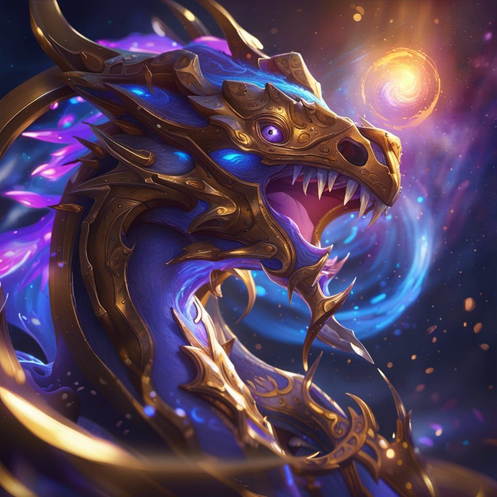 Aurelion Sol in Dark Fantasy Style