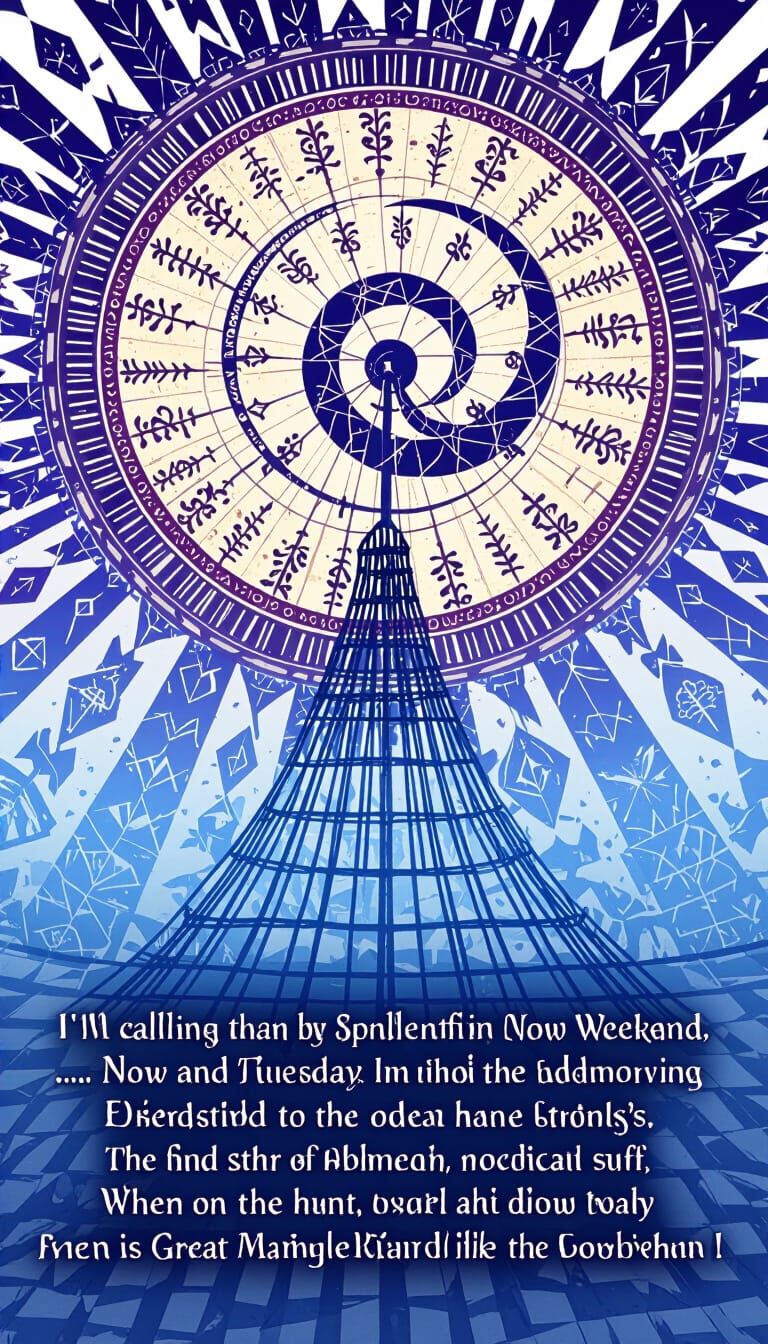 Occult Ritual: A Sixth-Dimensional Geometry Mosaic