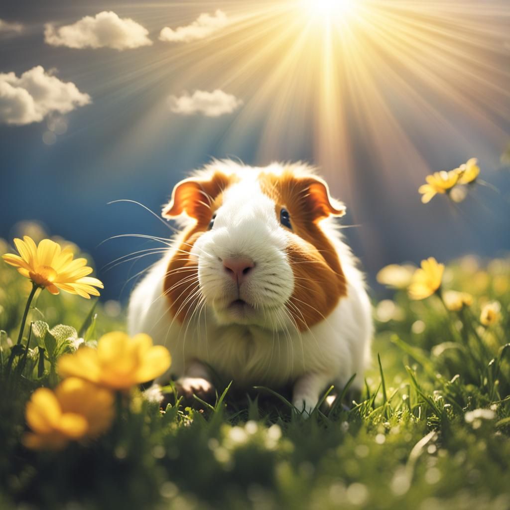 Jordans and Guinea Pig in Divine Light