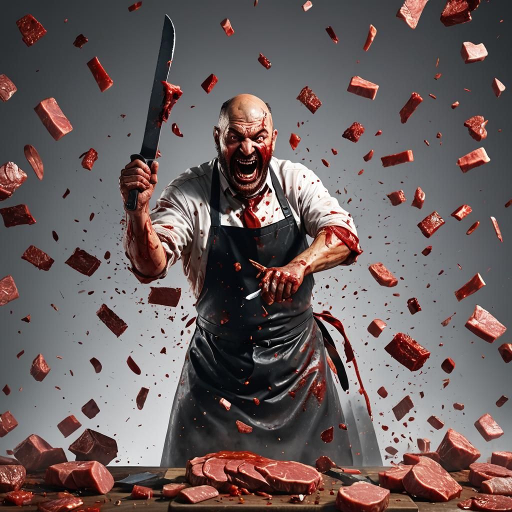 Manny the Happy Butcher