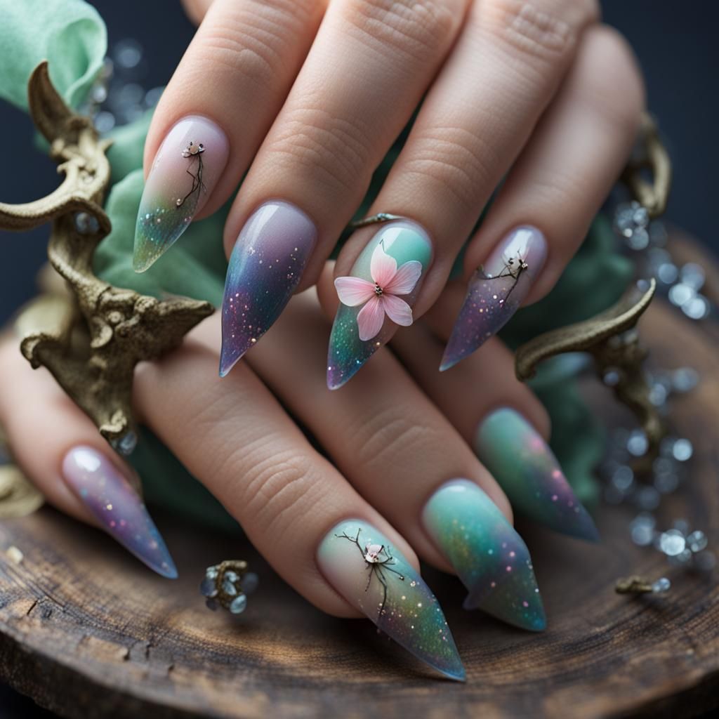 Magical Fairy Nails: Intricate Fantasy Nail Art