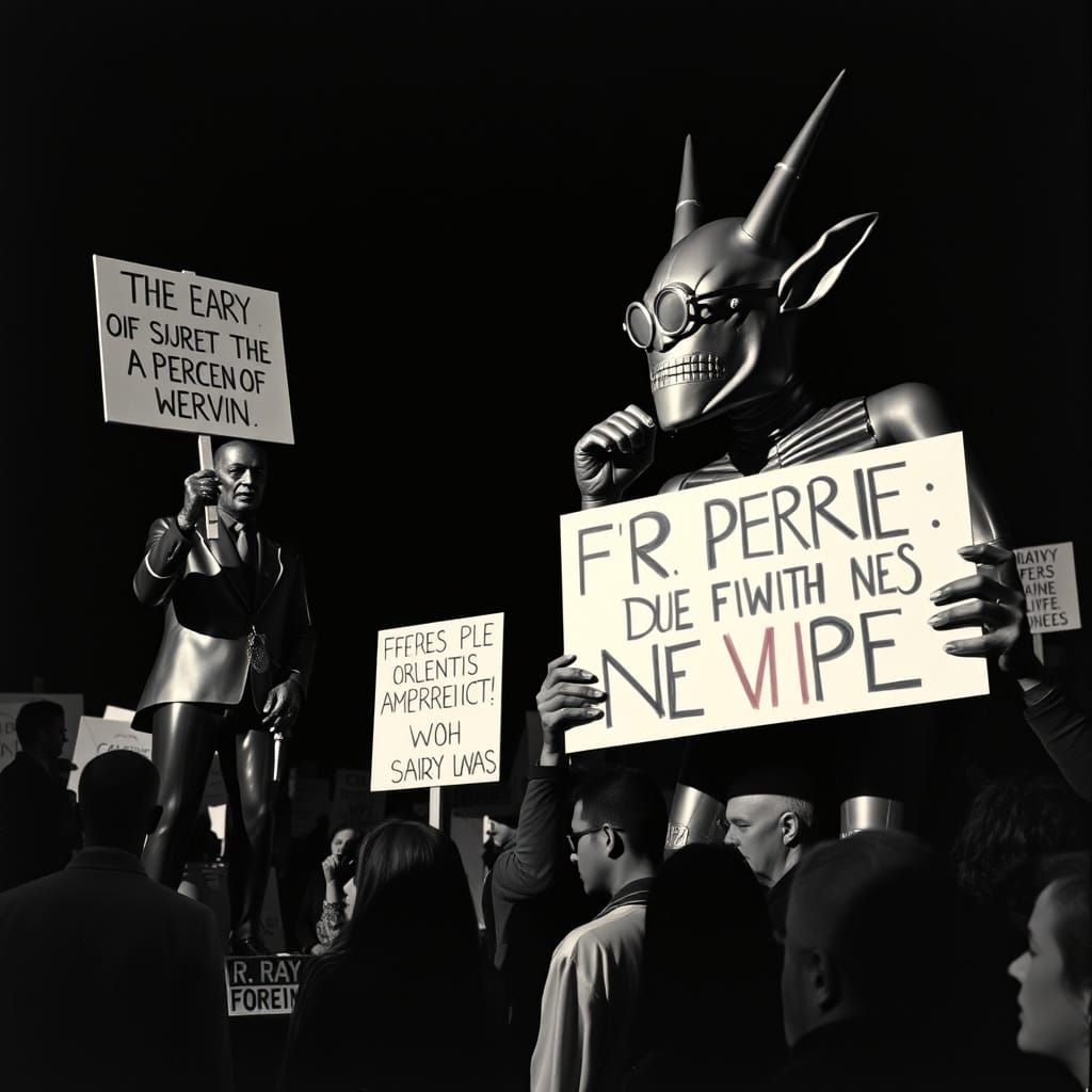 Artistic Rebellion in a Dystopian Landscape