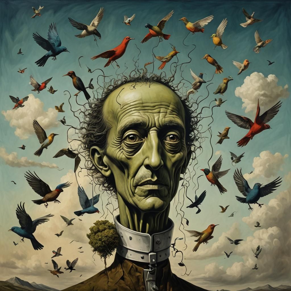 Humorous Surrealism: Deep Color Visual