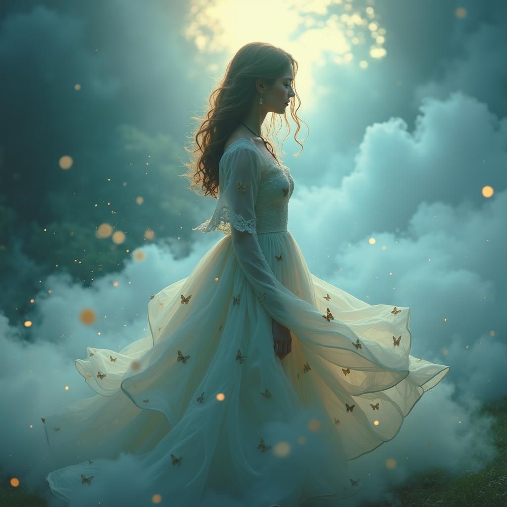 Harry Potter in Ethereal Dreamscape Digital Painting