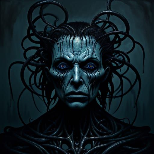 Distorted Scream in Dark Abandoned Asylum