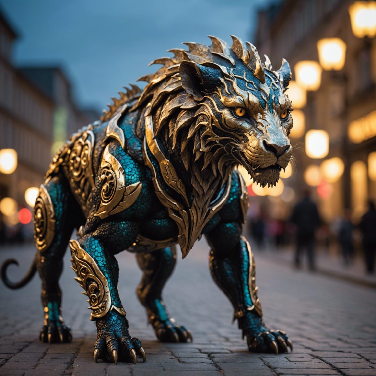 Chimera Captured with Professional Photography Techniques