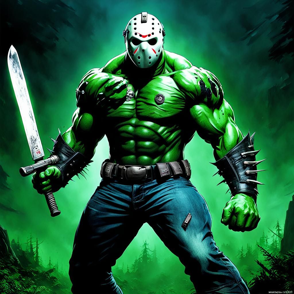 Jason Voorhees and The Incredible Hulk Fusion