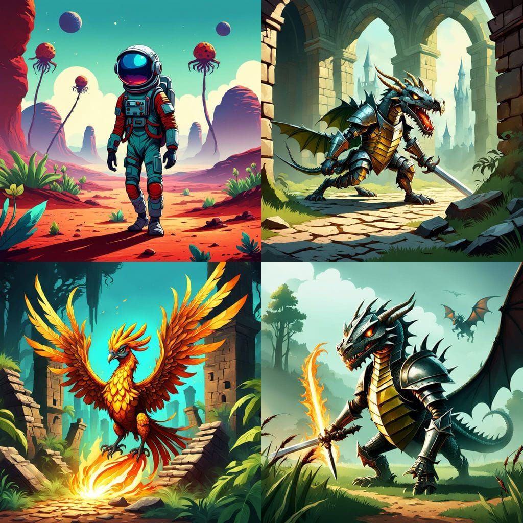 AI Artwork Generation Process