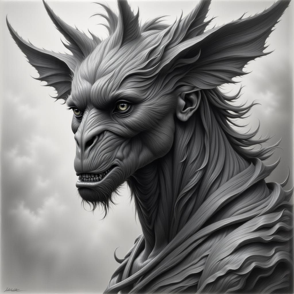 Charcoal and Pencil Drawing Style LoRA Showcase