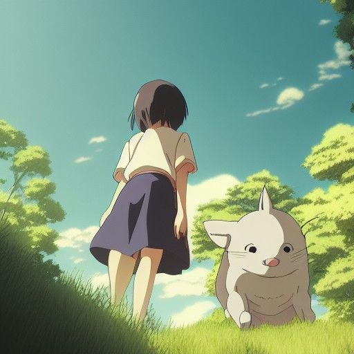 Pibby in Studio Ghibli Anime Style