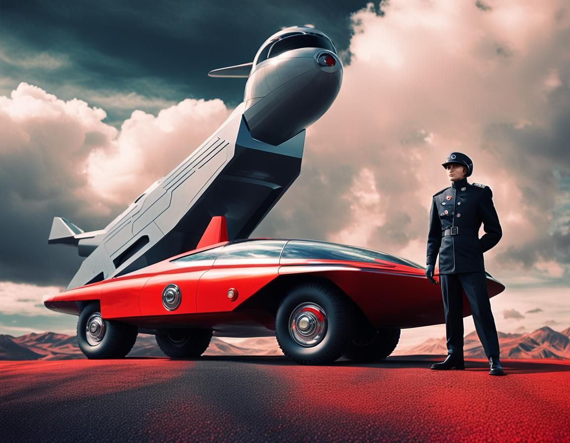 Captain Scarlet and Spectrum Pursuit Vehicle Photo