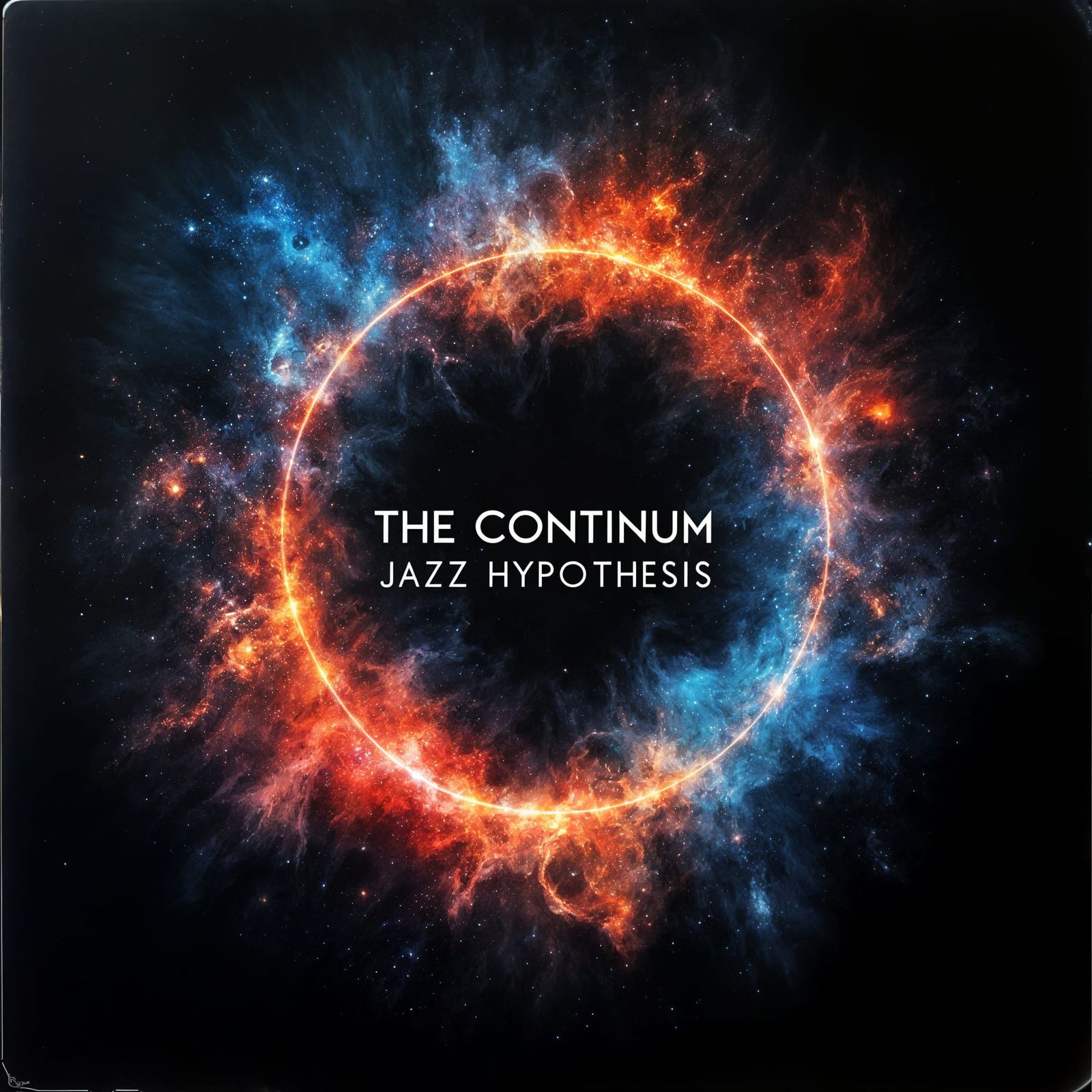 Cosmic Jazz Album Cover Nebula Design