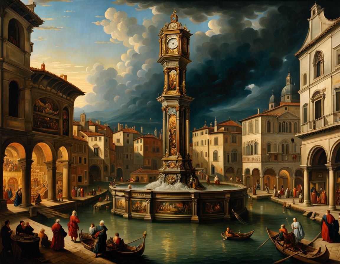 DaVinci's Water Clock in Venice