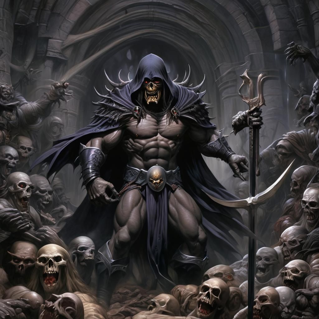 Grimdark Fantasy Character Portrait