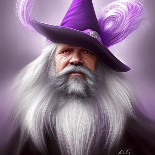 Gothic Wizard Concept Art in Fantasy Style