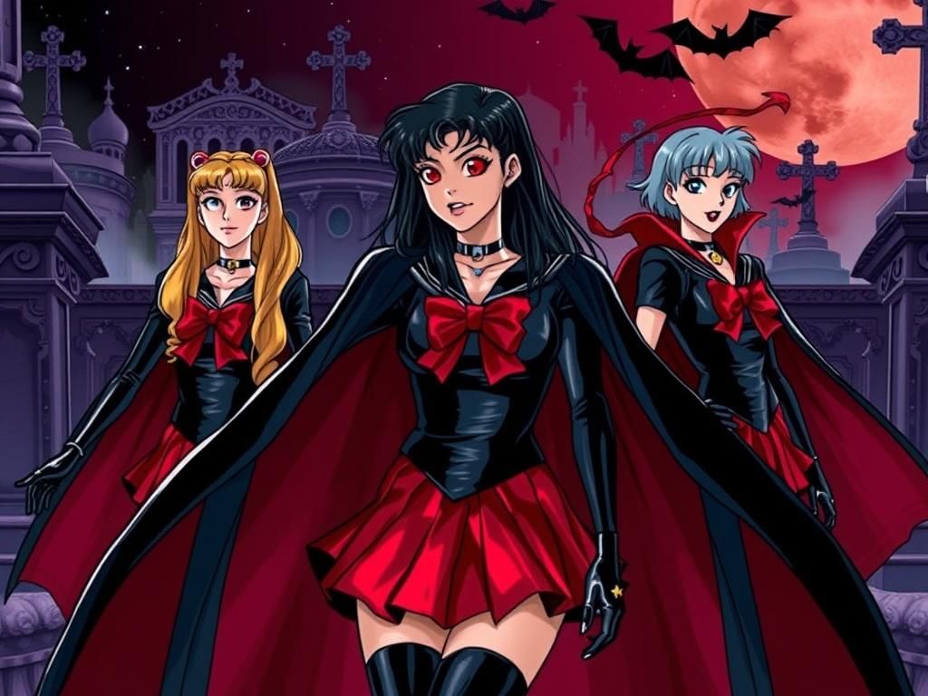Sailor Moon Scouts Become Vampires