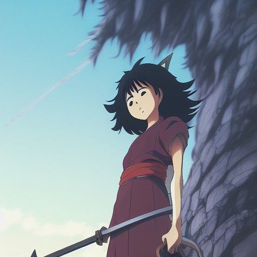 Anime Key Visual Inspired by Studio Ghibli