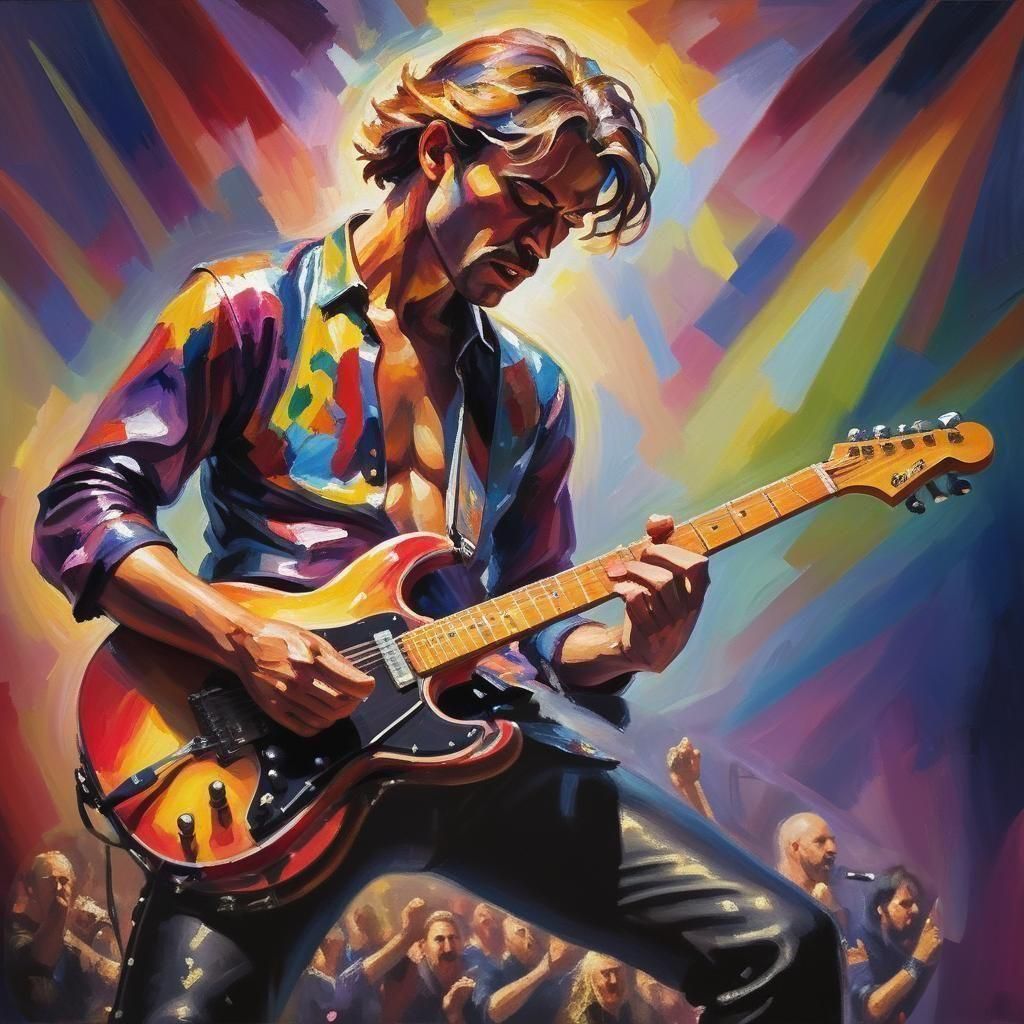 Judas Priest Meets Matisse in Oil Painting