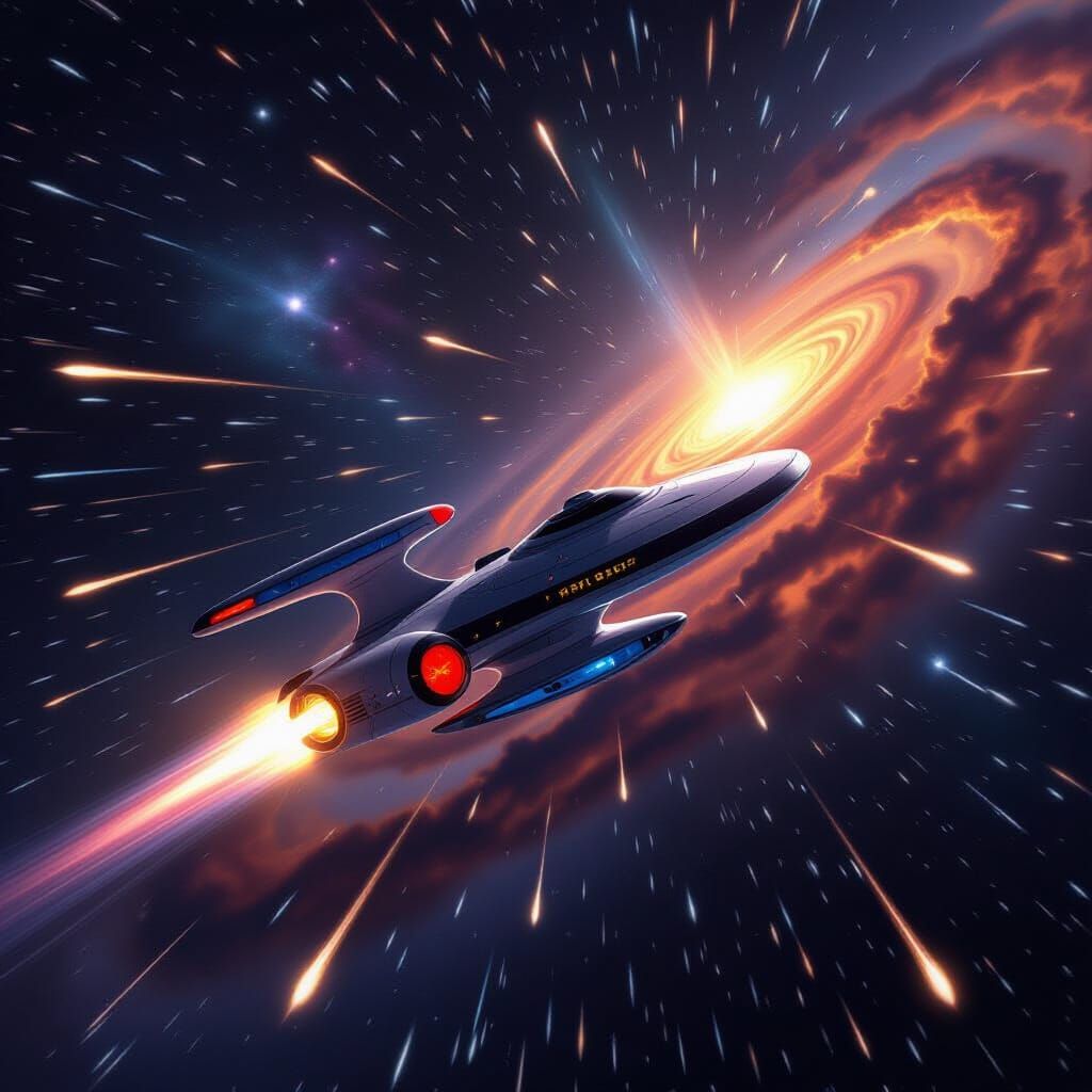 Bajoran Travels at Lightspeed Through Supernova