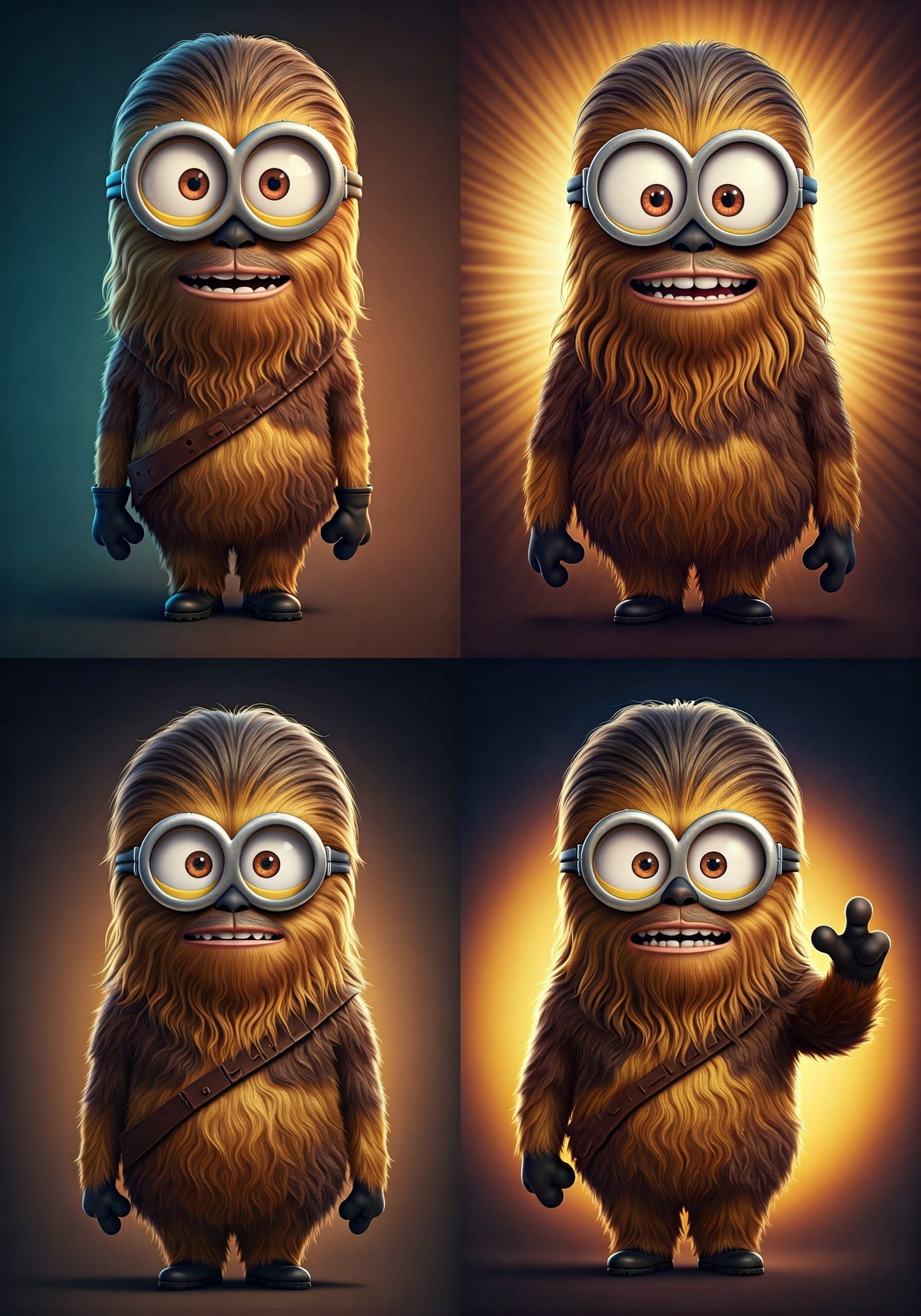 Chewbacca as Minion Concept Art