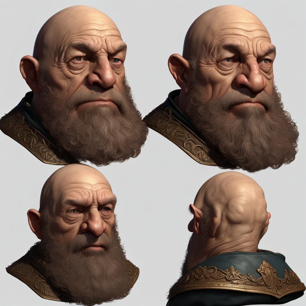 Bald Gruff Dwarf