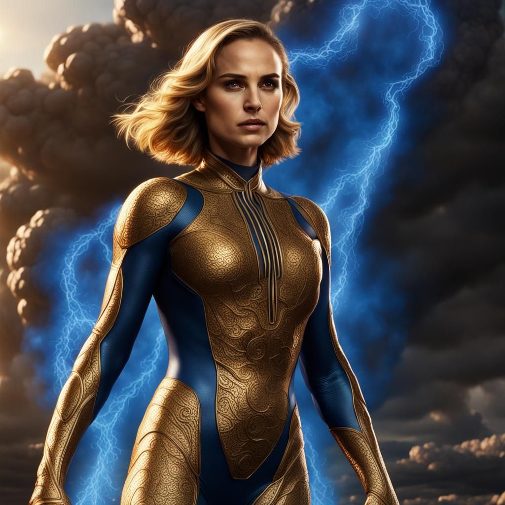 Natalie Portman as Fantastic Four's Susan Storm.