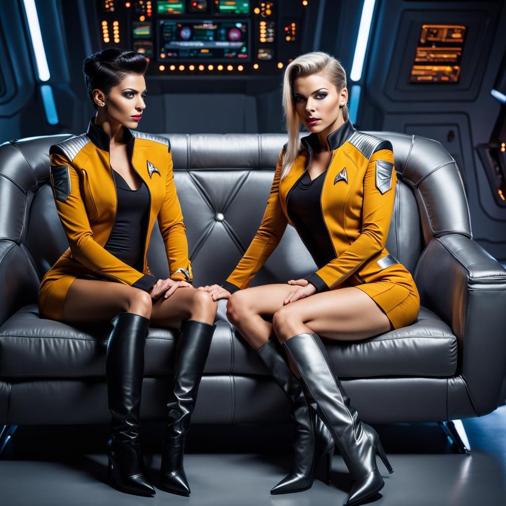 Sci-Fi Affection: Two Women in a Spaceship