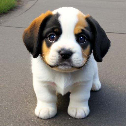Adorable Puppy Portrait