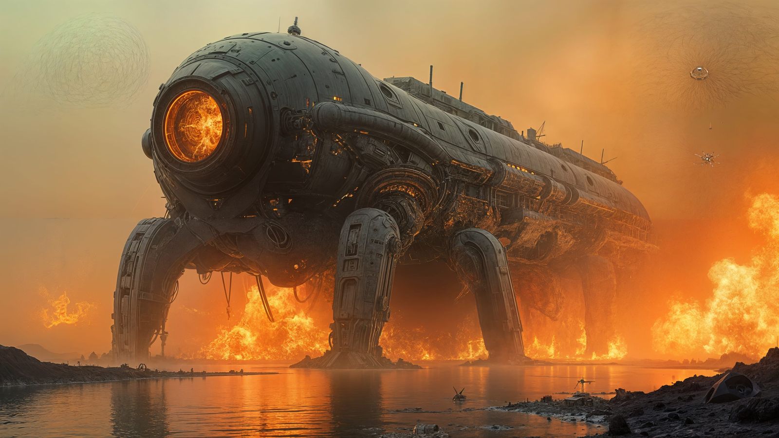 Cyberpunk Assemblage of Organic AI Mind