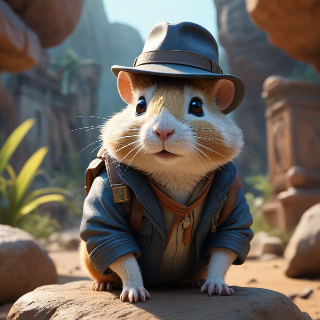 Heroic Hamster Treasure Hunter