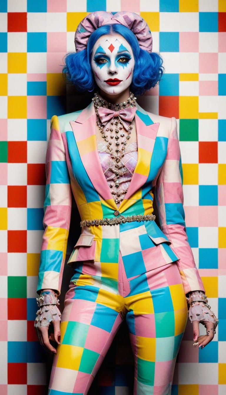 Avant-garde pastel Jester