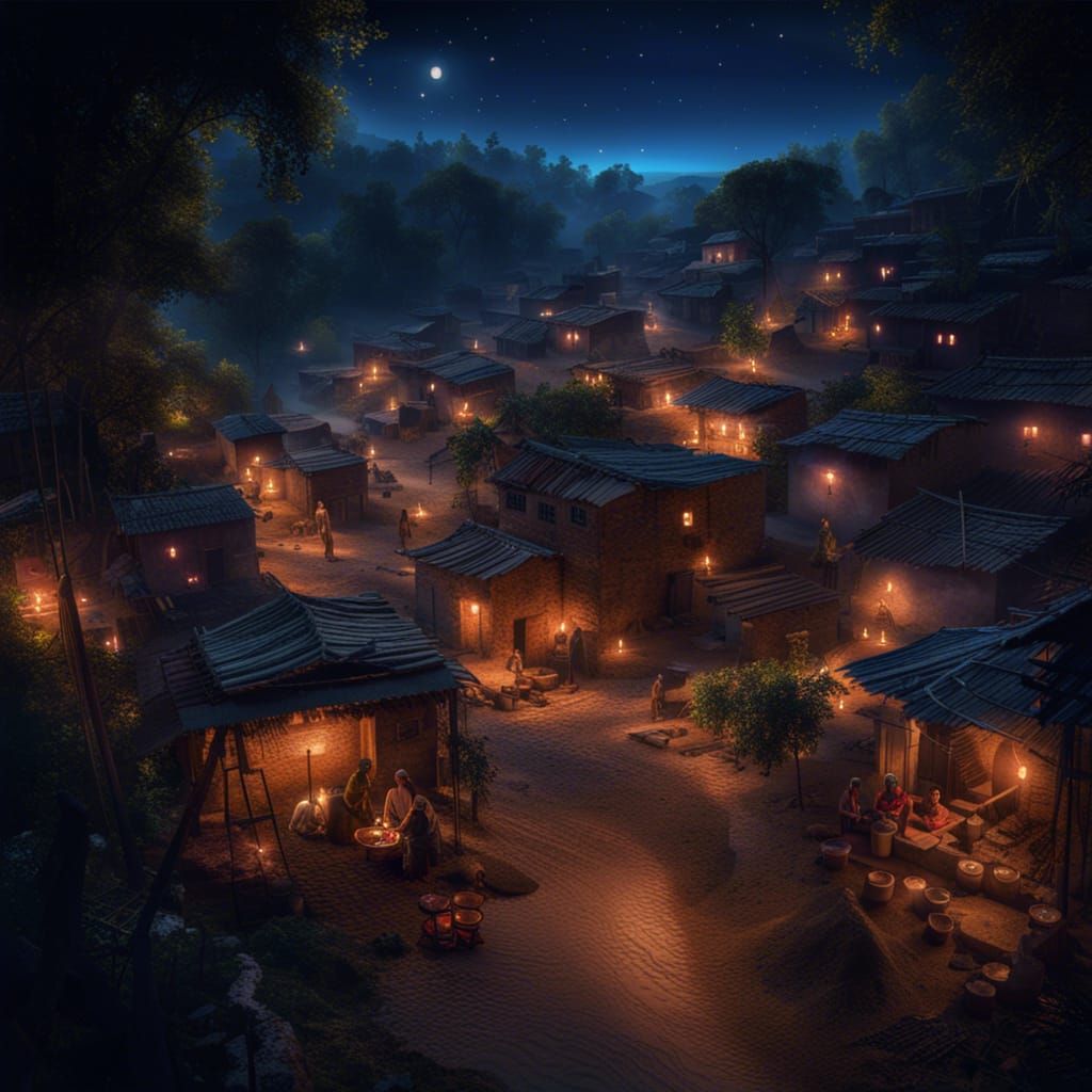 south asian villages