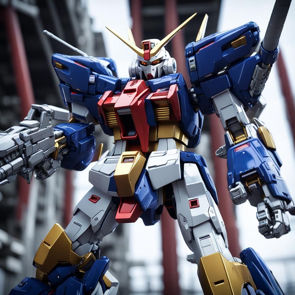 Gundam Wing Zero Aims Twin Beam Cannon
