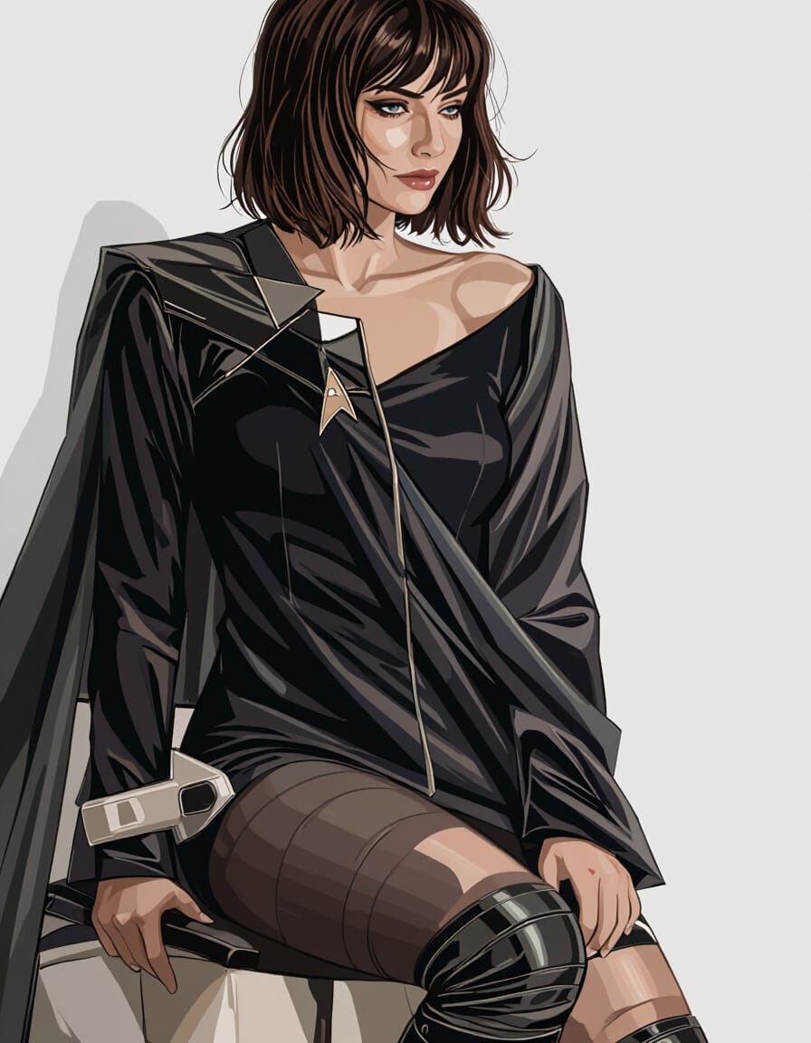 Star Trek Nurse Loxy in Pastel Medical Uniform