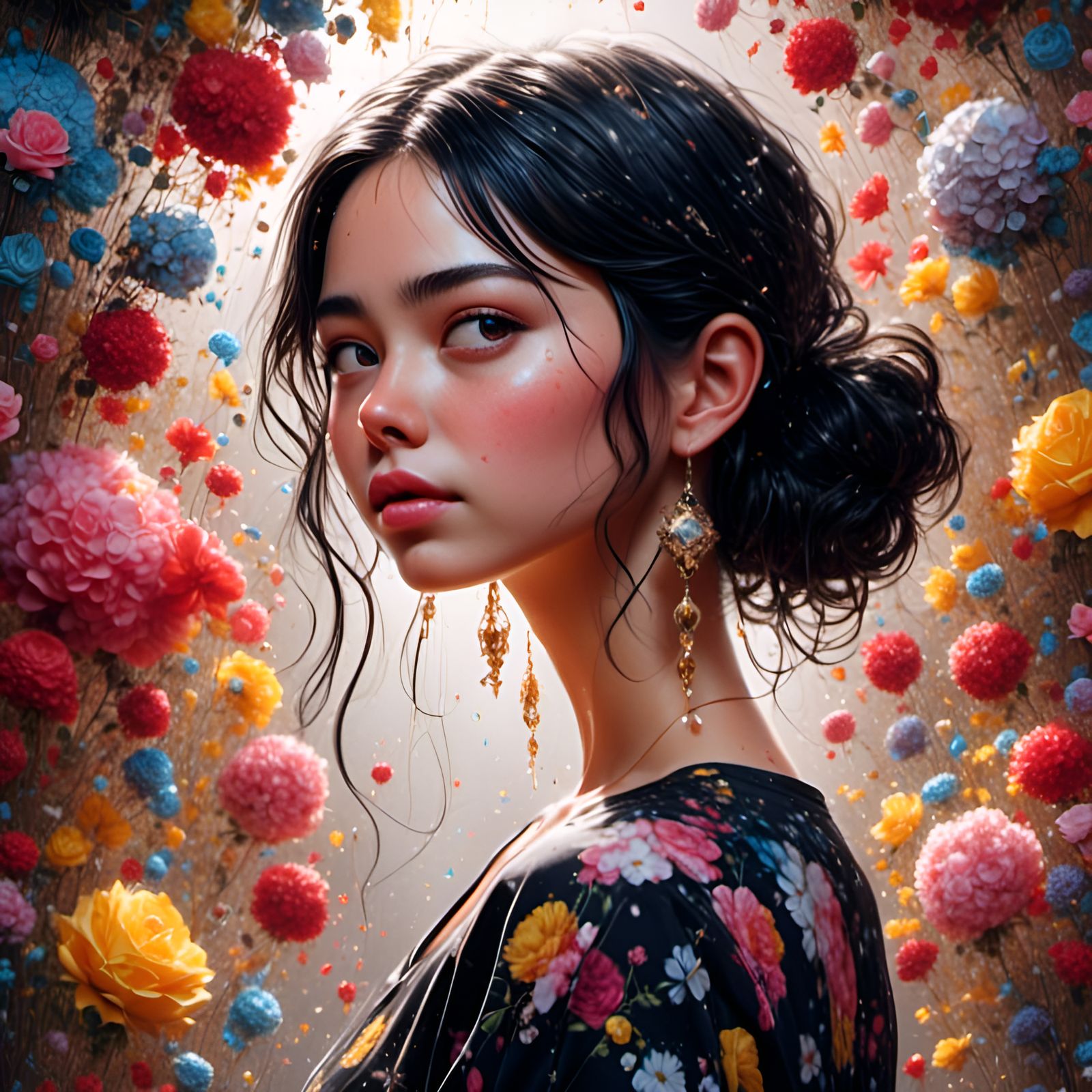 Hyperrealistic Portrait of a Gorgeous Woman