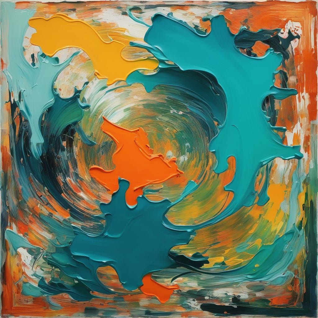 Vibrant Abstraction of Turbulent Emotions