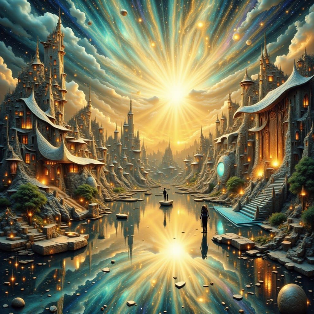 Miro-Inspired Futuristic Architectural Forms with Nymph