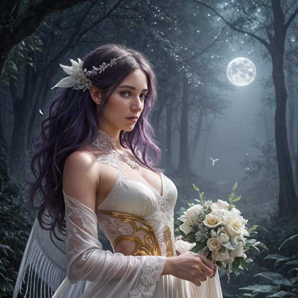 Enchanted Fairy Wedding in Mystical Forest