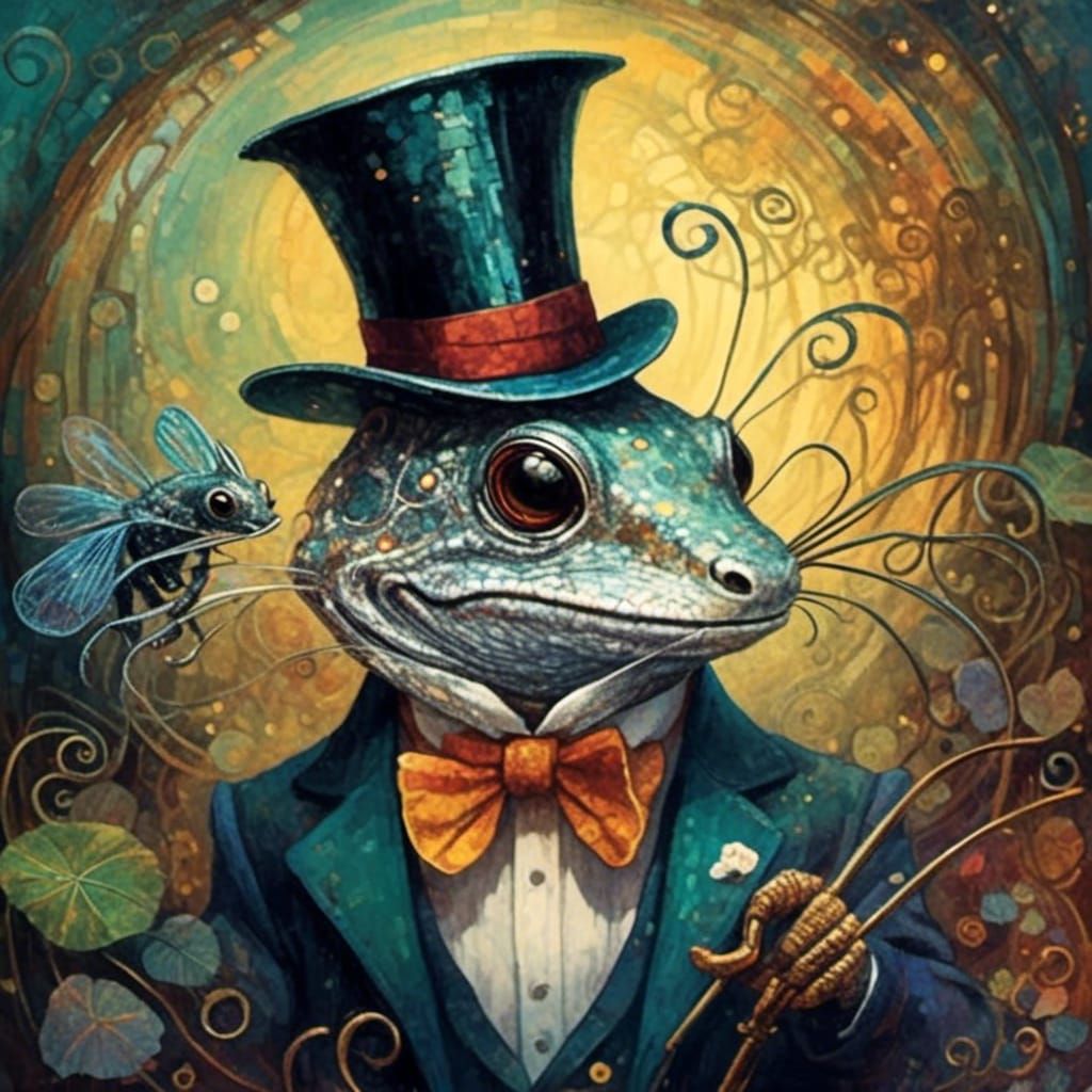 Distinguished Frog in Opera, Looney Tunes Style