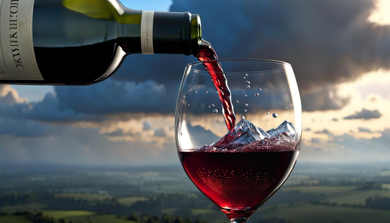 Clocks Pouring into Glass: Hyperrealistic Conceptual Art