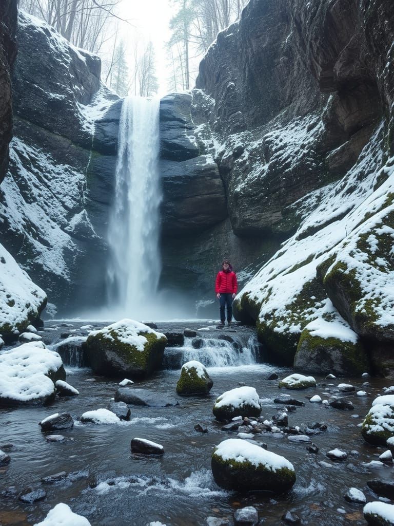 Dreamlike Waterfall Hide and Seek