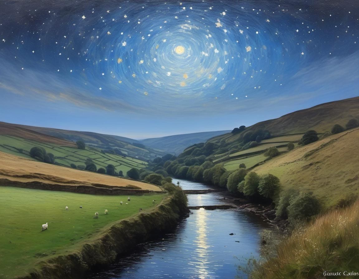 A starry night, Yorkshire