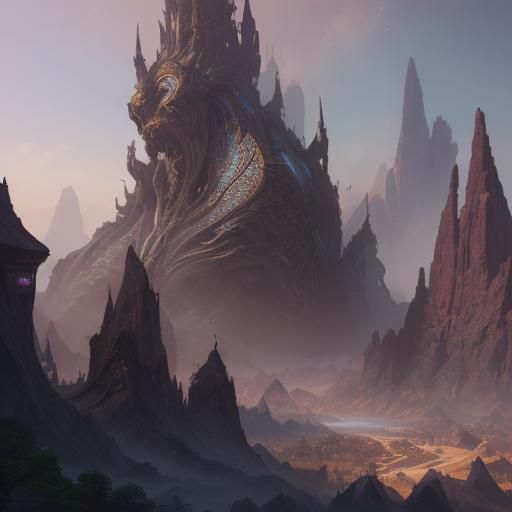 Multi-Racial Group in Fantasy Concept Art