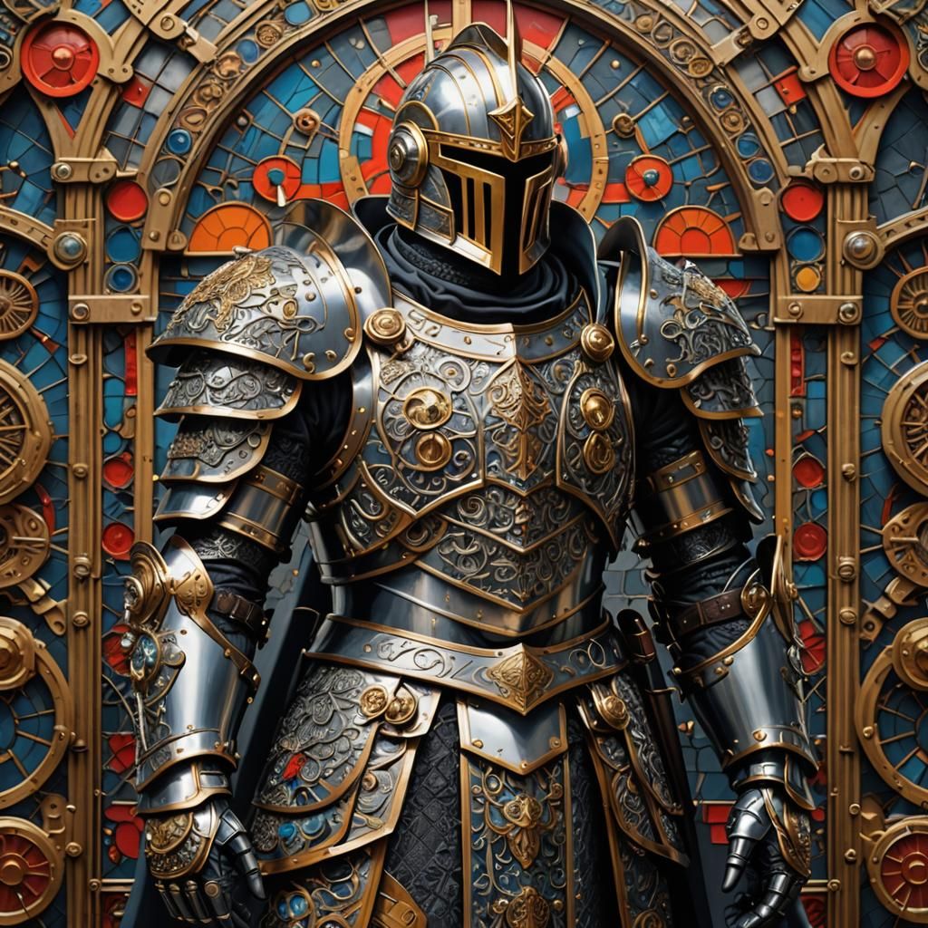 Heaven Knight in Bauhaus Style Armor