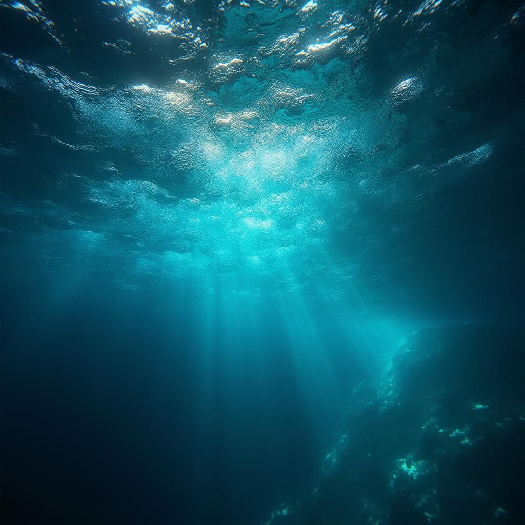 Bioluminescent Chemosynthetic Ocean Radiating Ethereal Glow