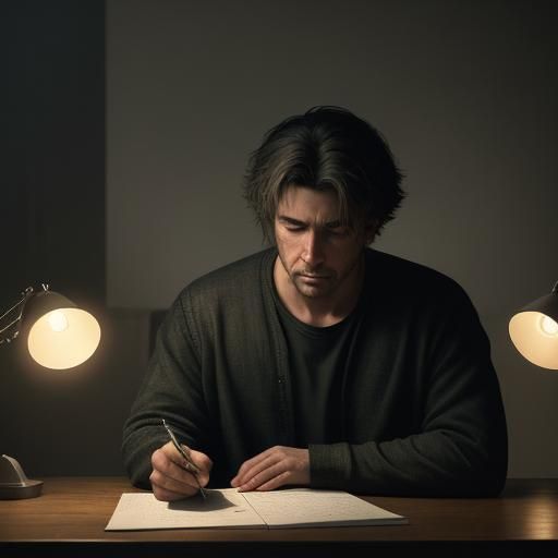 Heartbreaking Portrait of Boy Crying Over Drawing